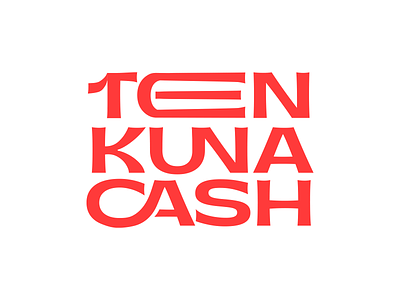 ten kuna cash logo branding design graphic design illustrator logo typography vector