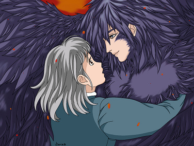 Howl's moving castle design graphic design illustration