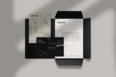 Brand stationery branding graphic design hotel