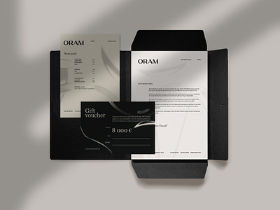 Brand stationery branding graphic design hotel