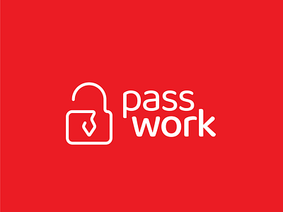 Passwork - Visual identity branding design logo logo design minimal visual identity