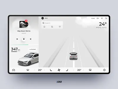 HMI-Central control concept design hmi ui