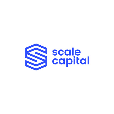 Scale Capital Logo Design branding design geometric letter logo mark monogram simple simple logo