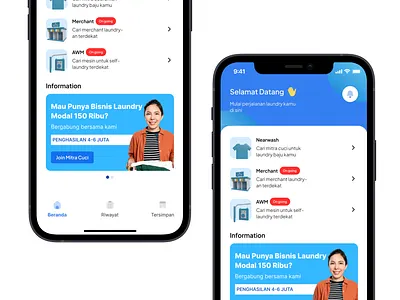 Laundry Service - Micuci branding design laundry laundrydesign logo service ui uidesign ux uxdesign wash