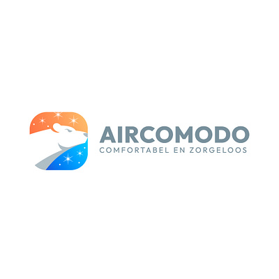 AirComodo 2nd Logo Proposal animal branding design letter logo mark monogram polarbear simple simple logo