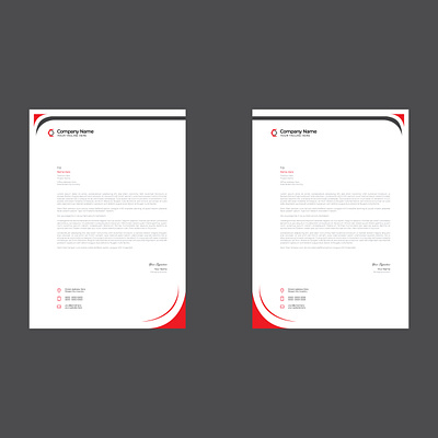 Free Letterhead vector