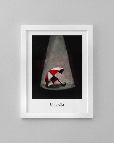 Umbrella art dark design fcharacter game graphic design umbrella
