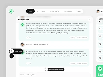 Super - Online AI Chatbot Platform ai ai assistant artificial intelligence bot chat chat app chat bot chat gp chatbot conversational ui design gpt landing page message product design prompt ui uiux web website