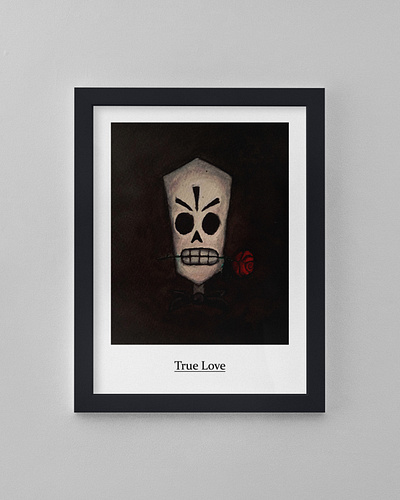 True Love art chracharacter dark death design game graphic design grim fandango