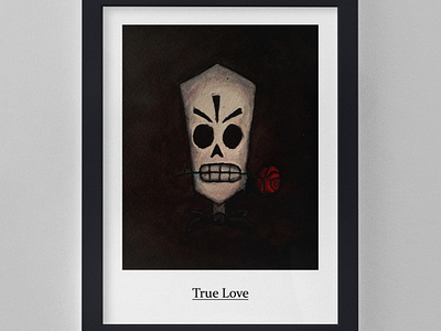 True Love art chracharacter dark death design game graphic design grim fandango