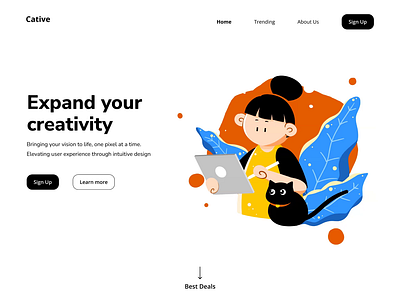 2D Animation | Working with Cat after effects animation branding creative design flat icon illustration landing page logo minimalism motion motion graphics screen simple smooth ui ux web web design