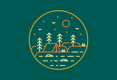 Camping Addict 3 adventure backpacker camp camping campsite christmas hiking holiday landscape logo mountain national park nature outdoors summer tent travel tree trip wildlife