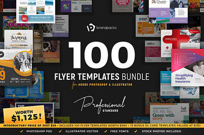 100+ Flyer Templates Bundle local pub flyer