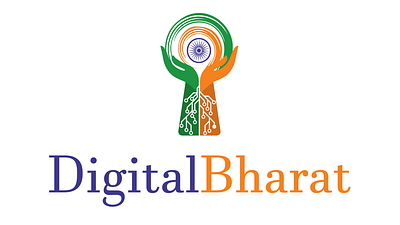 Digital India branding design graphic design illustration logo