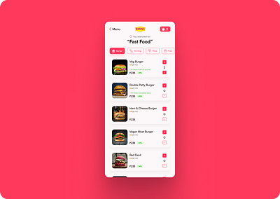 Daily UI 014 app menu dailyui list ui menu list ui mobile app mobile ui