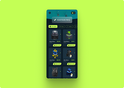 Daily UI - 015 app items list app mene dailyui mobile app mobile cards mobile products menu mobile ui products menu