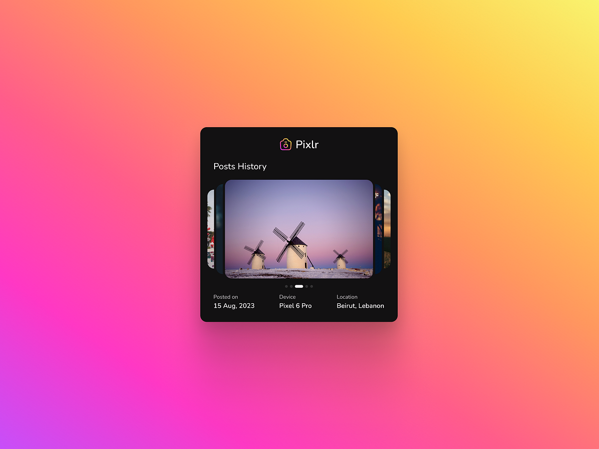 Carousel UI designs, themes, templates and downloadable graphic ...