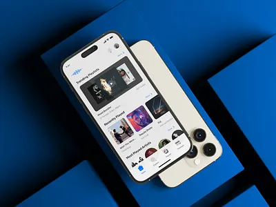 Music Streaming Platform app design application mobile ui music music application music ui streaming ui design ux design