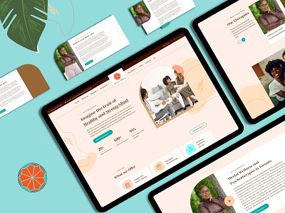 Home Page Design- Wellness banner body business components consultation graphic design graphics design hero banner home page landing page mind psychotherapy redesign therapy ui uiux ux web website wellness