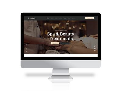 Beauty Salon- Homepage ui