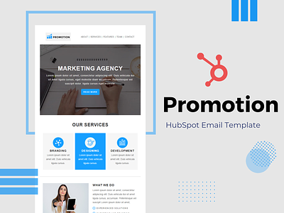 Promotion – HubSpot Email Newsletter Template business templates hubspot email template hubspot template hubspot users promotion templates