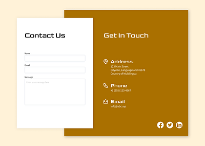 #28 Daily UI Challenge - Contact Us challenge dailyui design ui ux