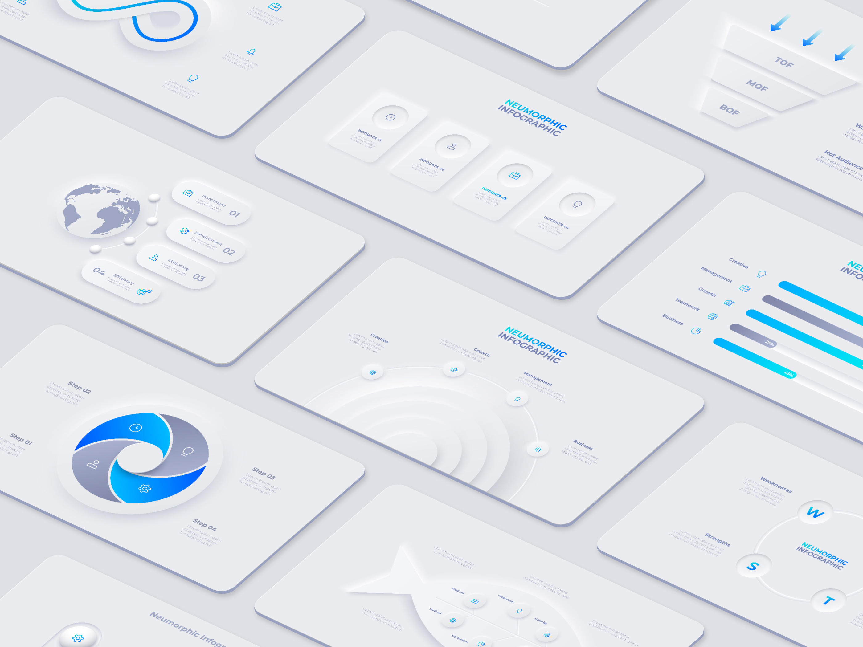 Neumorphism Animated PowerPoint Presentation animated animation business chart diagram e comerce free illustrator infographic keynote marketing neomorphic neumorphic neumorphism powerpoint presentation skeumorphic startup success template