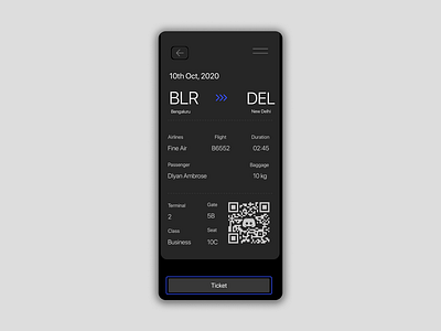 Boarding pass - Rather Unusual Design Studio app design graphic design typography