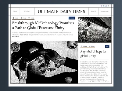 Newspaper design 3d animation branding design graphic design illustration logo typography ui vector