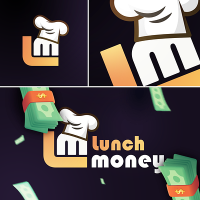 Lunch Money Cookgroup Branding branding graphic design logo
