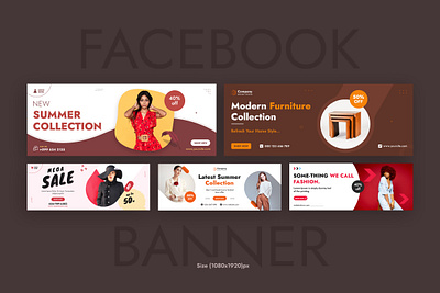 Brand Promotional Facebook Banner Design ad banner banner branding company design facebook banner graphic design