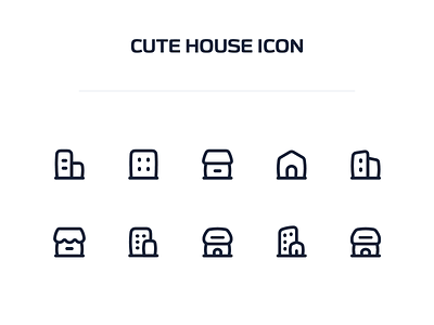 CUTE HOUSE ICON branding design graphic design logo ui