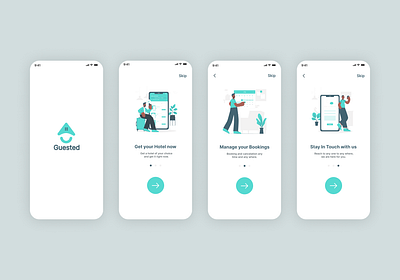 Hotel booking screens | UI Design app design design ui ui design