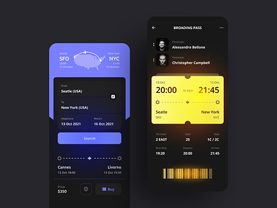 Ticket booking app ✈️ | Hyperactive app design booking app branding design filters hyperactive interfaces mobile design plane plane tickets product design screen tickets trips typography ui ux web design