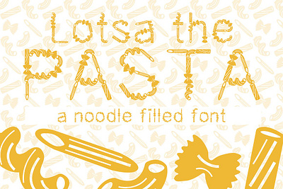 Lotsa the Pasta font decorative fonts
