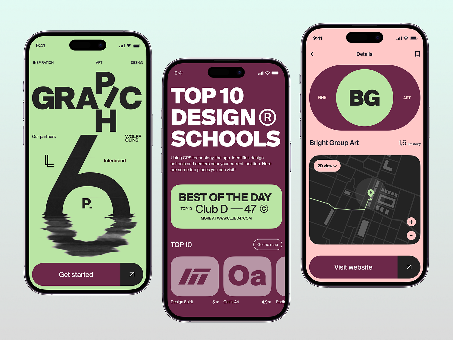 Design Schools Mobile App Concept by Lay for Voyager on Dribbble