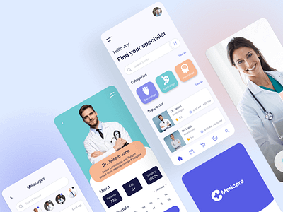 Online Doctor App app branding design doctor app doctor appointment free doctor graphic design inspiration kit medicine mobile mobile application mockup online app online doctor pharmacy ui ui challenge ui design ux