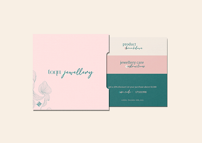 Toqn Jewellery Physical Collaterals branding design graphic design illustration