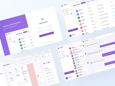 MindFlow Dashboard — UI/UX admin interface admin panel clean dashboard dashboard app dashboard design dashborad dashbord design figma interface messaging schedule sidebar ui ui design user dashboard ux web app web design