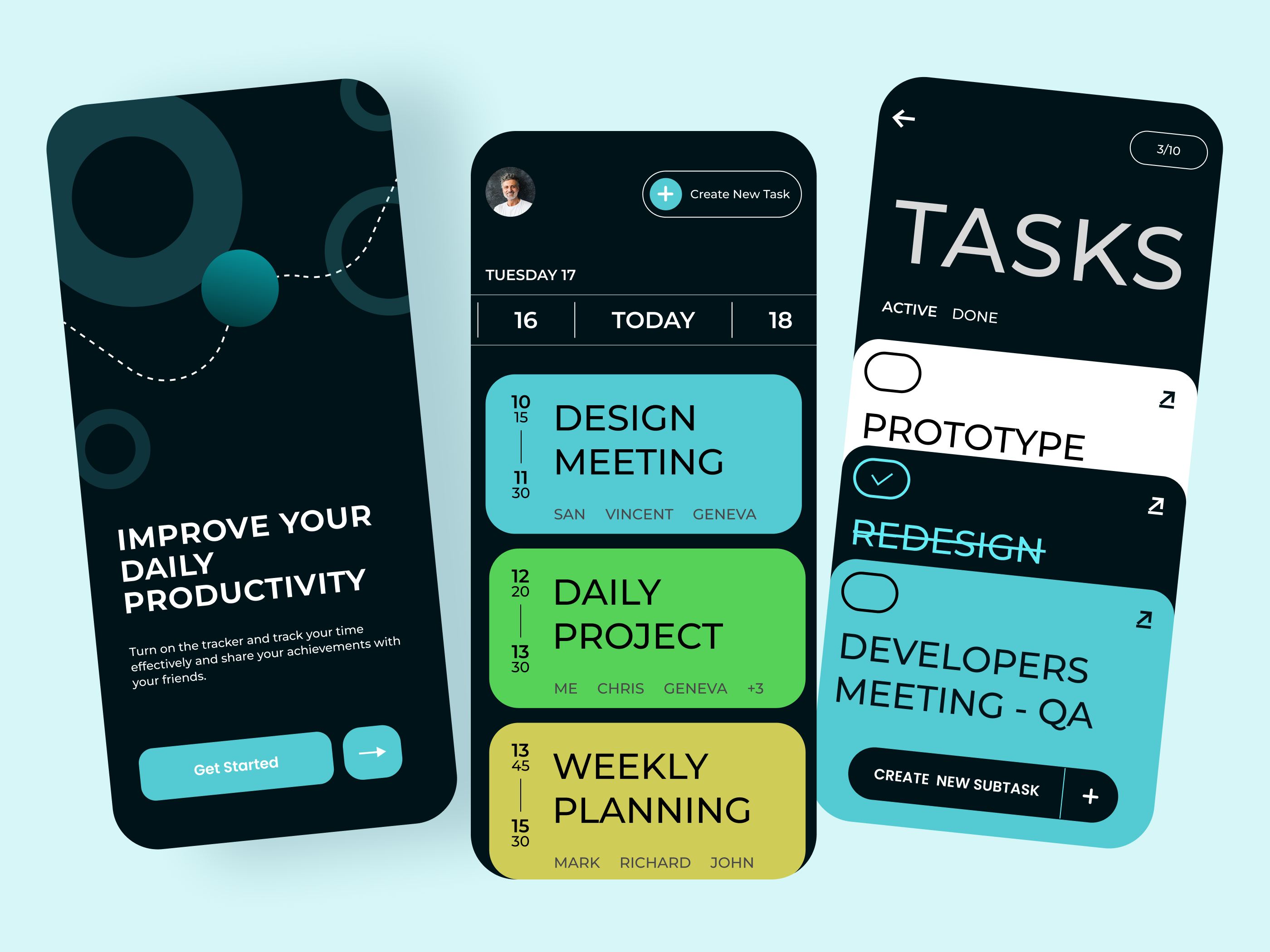 Qubix - Task Management UI 3d app branding design designchallenge figma graphic design illustration minimaldesign productdesign productivityapp taskmanager ui uidesign uiux userexperience userinterface ux uxui vector