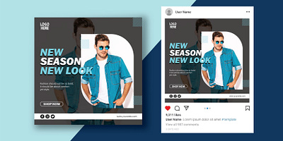 Social Media Post Design For Fashion Brand. banner banner for digital marketing branding design fashion brand graphic design illustration logo modern banner poster poster design for fashion brand