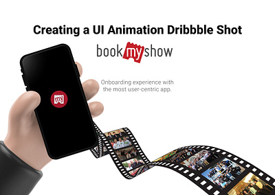 Onboarding experience with BookMyShow! bookmyshow on boarding screen ui design ux design
