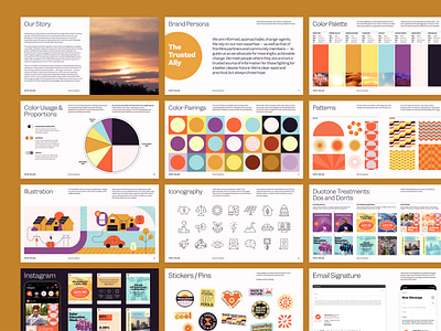 Vote Solar Brand Guidelines | Non-profit art direction badges brand book brand guidelines branding clean energy colors corporate identity icons identity illustration nonprofit patterns solar style guide sustainable system ui vector visual identity