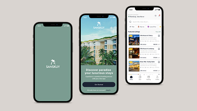 SANSKUY - Booking App app booking concept design ui