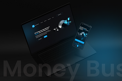 Crypto currency landing page and mobile app 3d app branding design ui ux