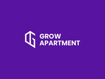 Grow Apartment Logo Design branding design graphic design illustration logo vector