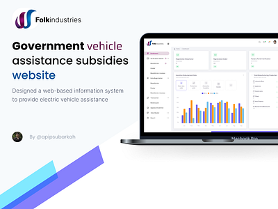 Folkindustries Vehicle Subsidies figma ui vehicle website design