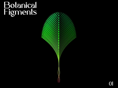 Botanical Figments 01 botanical flora green illustration leaf life nature plant tree