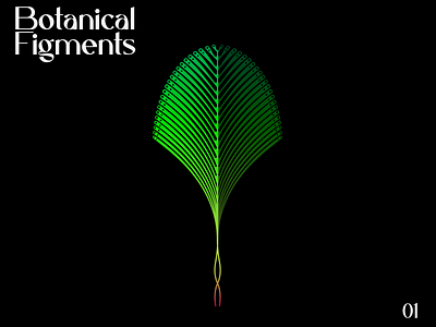 Botanical Figments 01 botanical flora green illustration leaf life nature plant tree