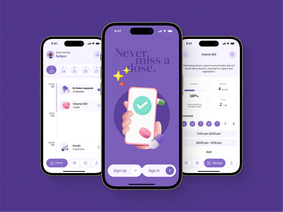 Medication App - Concept app app design design ios medication ui ui design ux